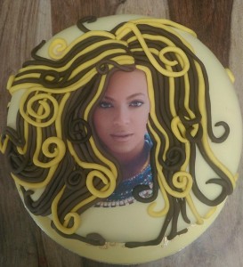 image of Beyonce cake