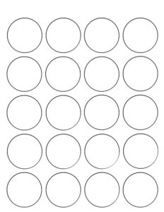 image of 20 holes x 1.875 inch or 8.5x11 inch with outline