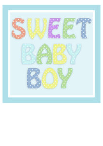 image of Sweet Baby Boy Scene