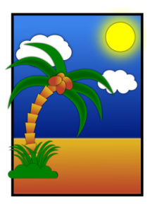 image of Palm Tree Scene