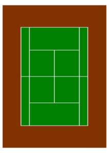 image of Tennis Court Scene