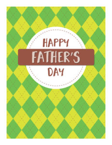 image of happy father's day template