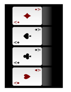 image of Playing Card Aces Icing Design