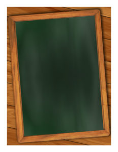 image of School Blackboard Icing Design