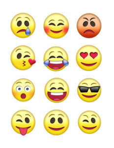 image of Emoji Cupcake Design